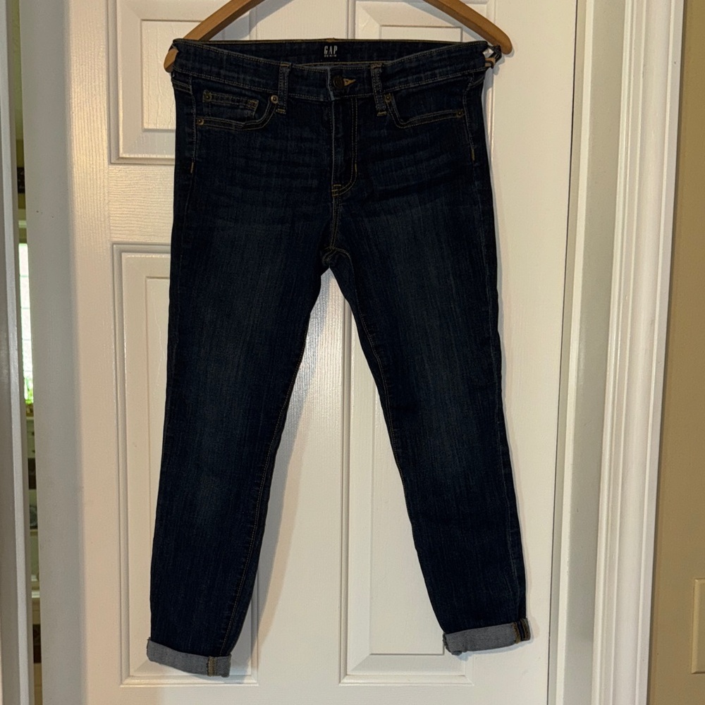 GAP Women's Deep Indigo Ankle Jeans